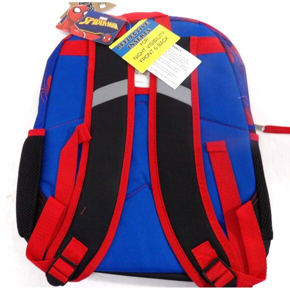 Spider-Man Back Pack with Reflective Inserts NWT - Picture 3 of 6